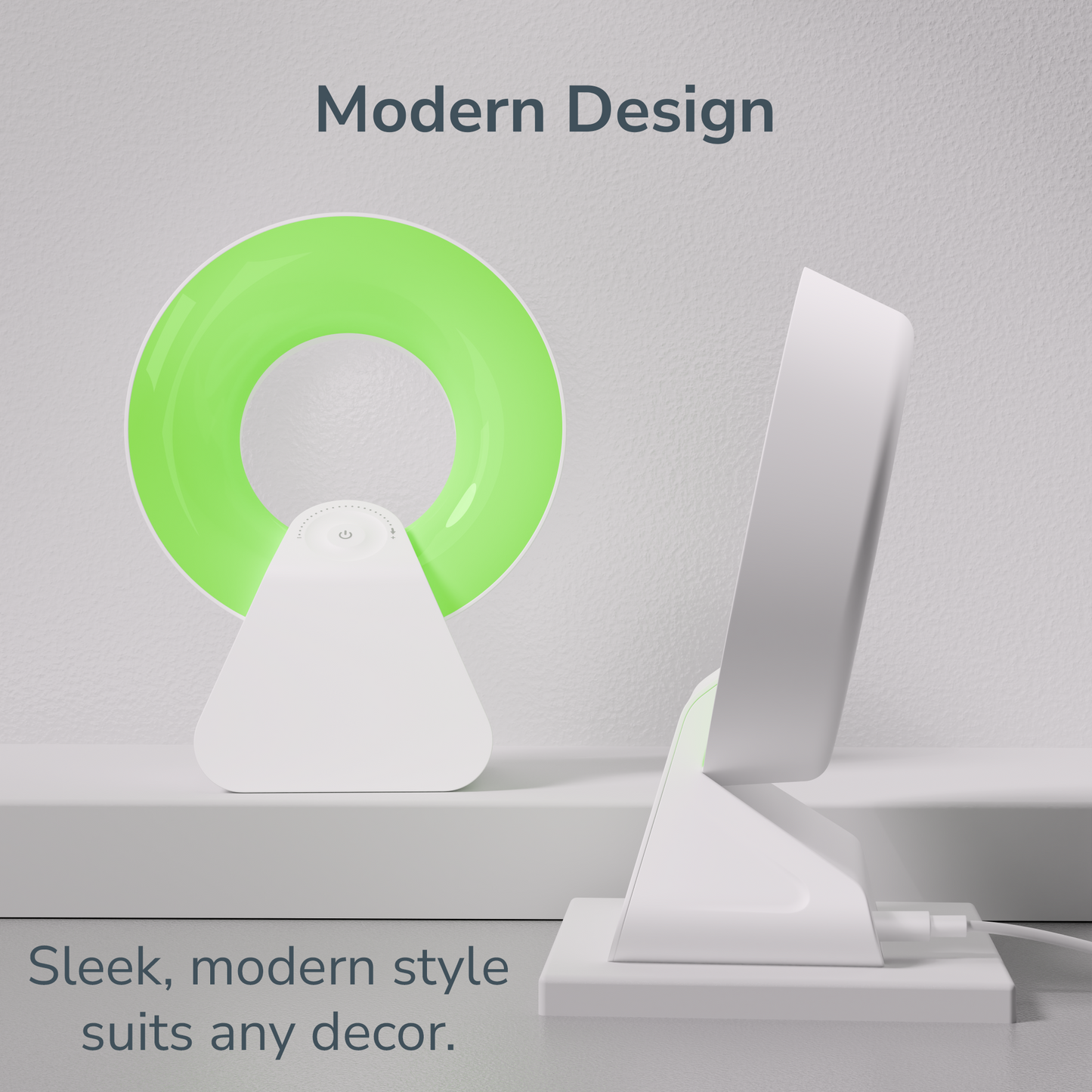 Green Light Therapy Lamp for Migraine Relief