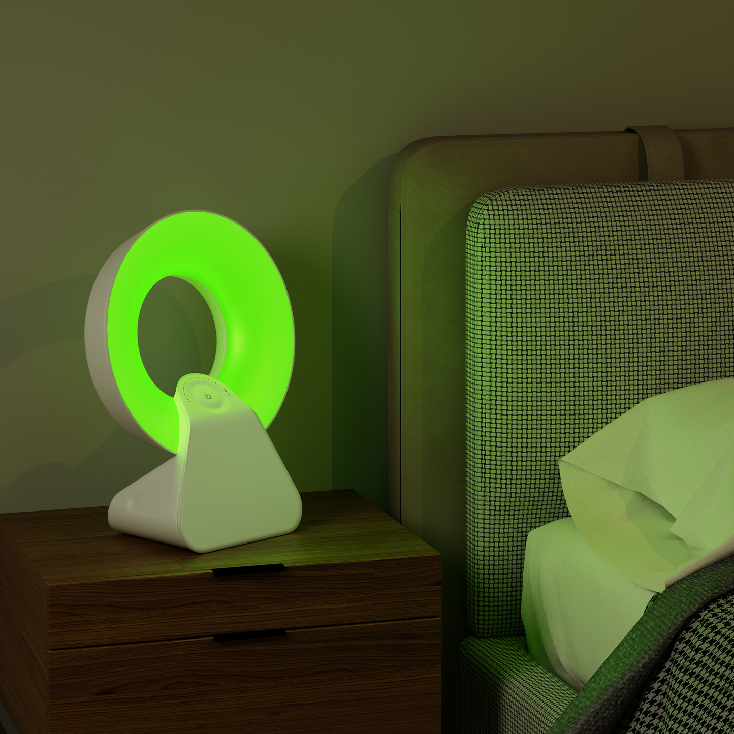 Green Light Therapy Lamp for Migraine Relief